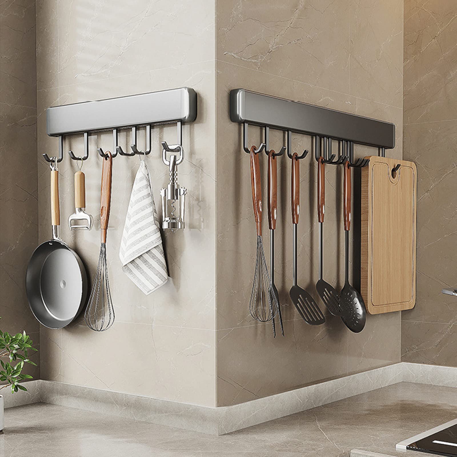 LEZED Appendiabiti da Parete in acciaio inox pieghevole Ganci de Porta