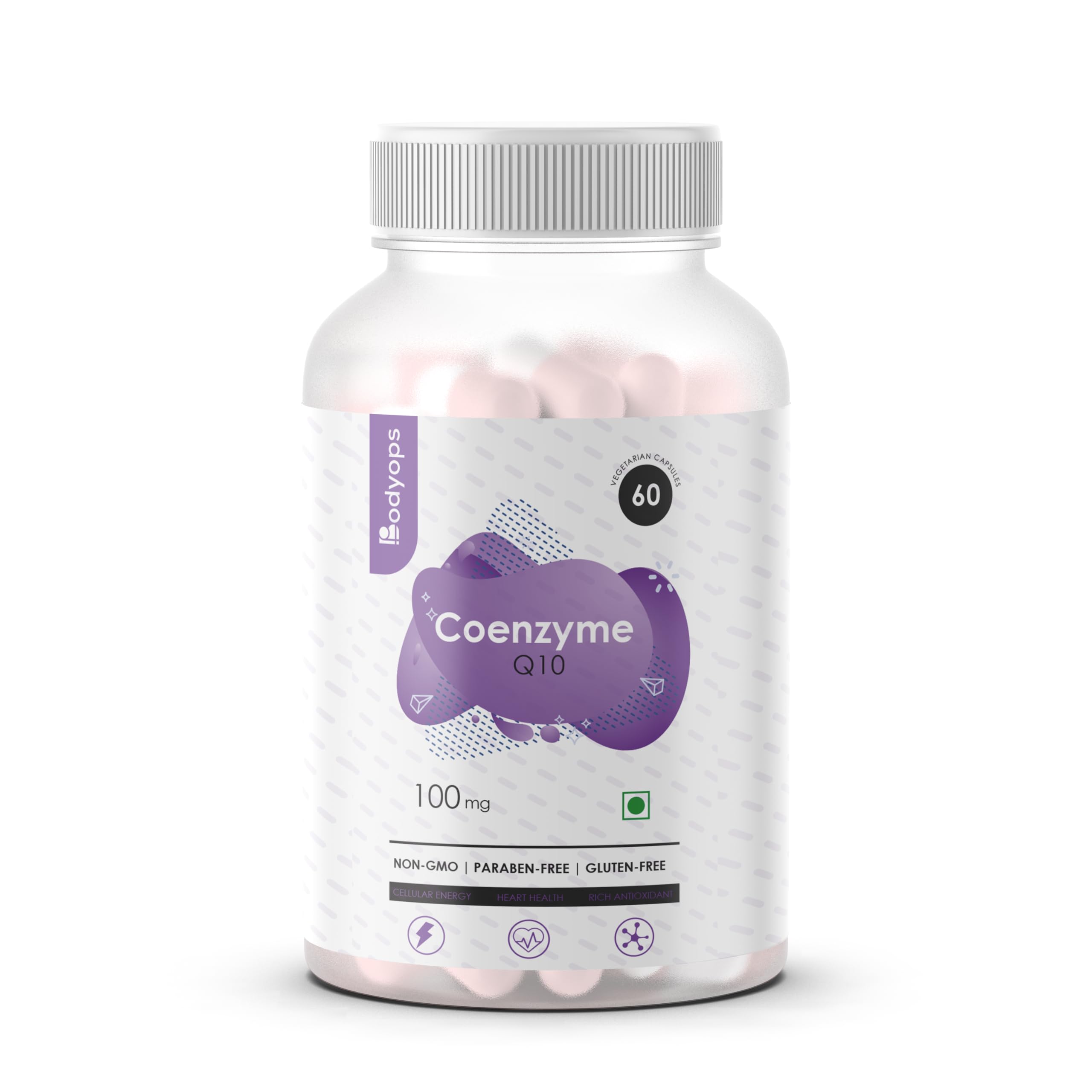 Bodyops High Absorption Coenzyme Q10 CoQ10 100 mg with Piperine Extract 5 mg (60 Capsules (pack of 1)) (B09SDG874L) Amazon Price History, Amazon Price Tracker
