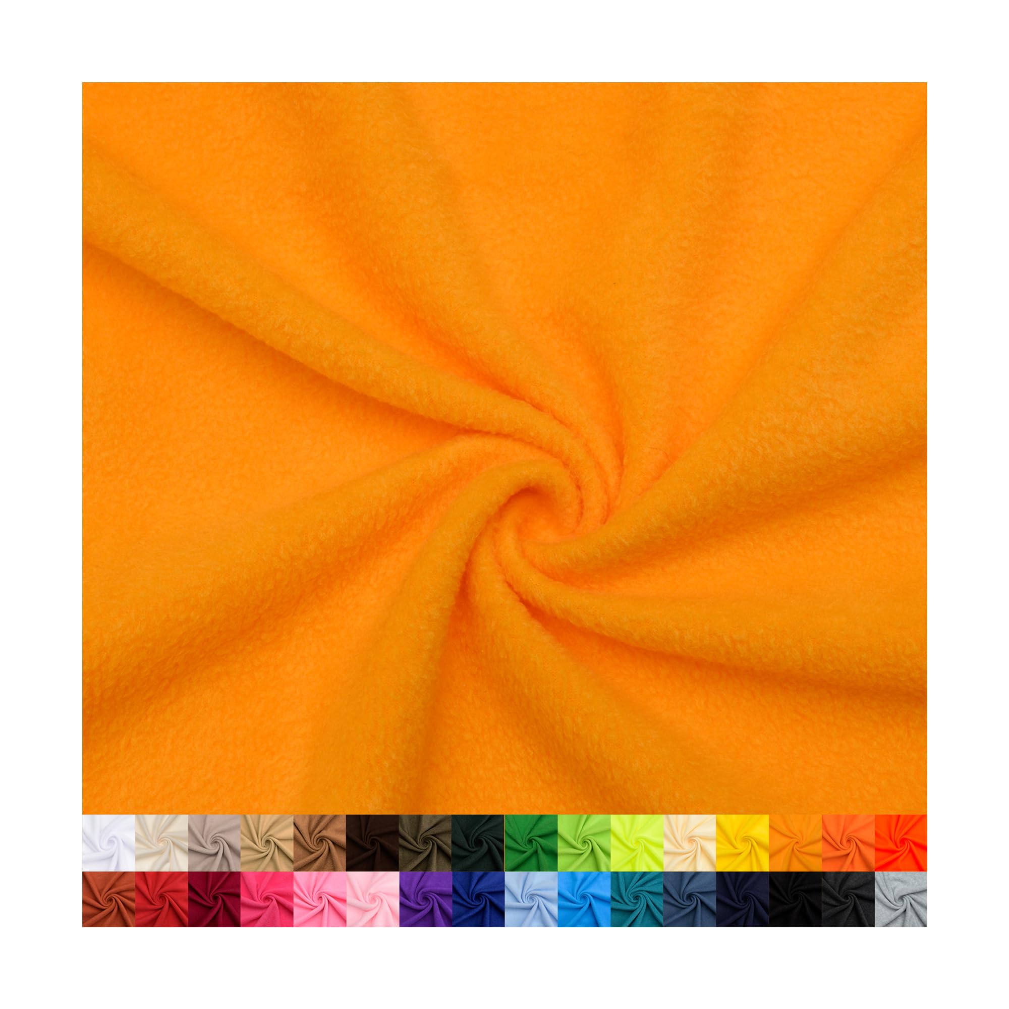 Pico Textiles 6 Yards Bolt Gold Solid Fleece