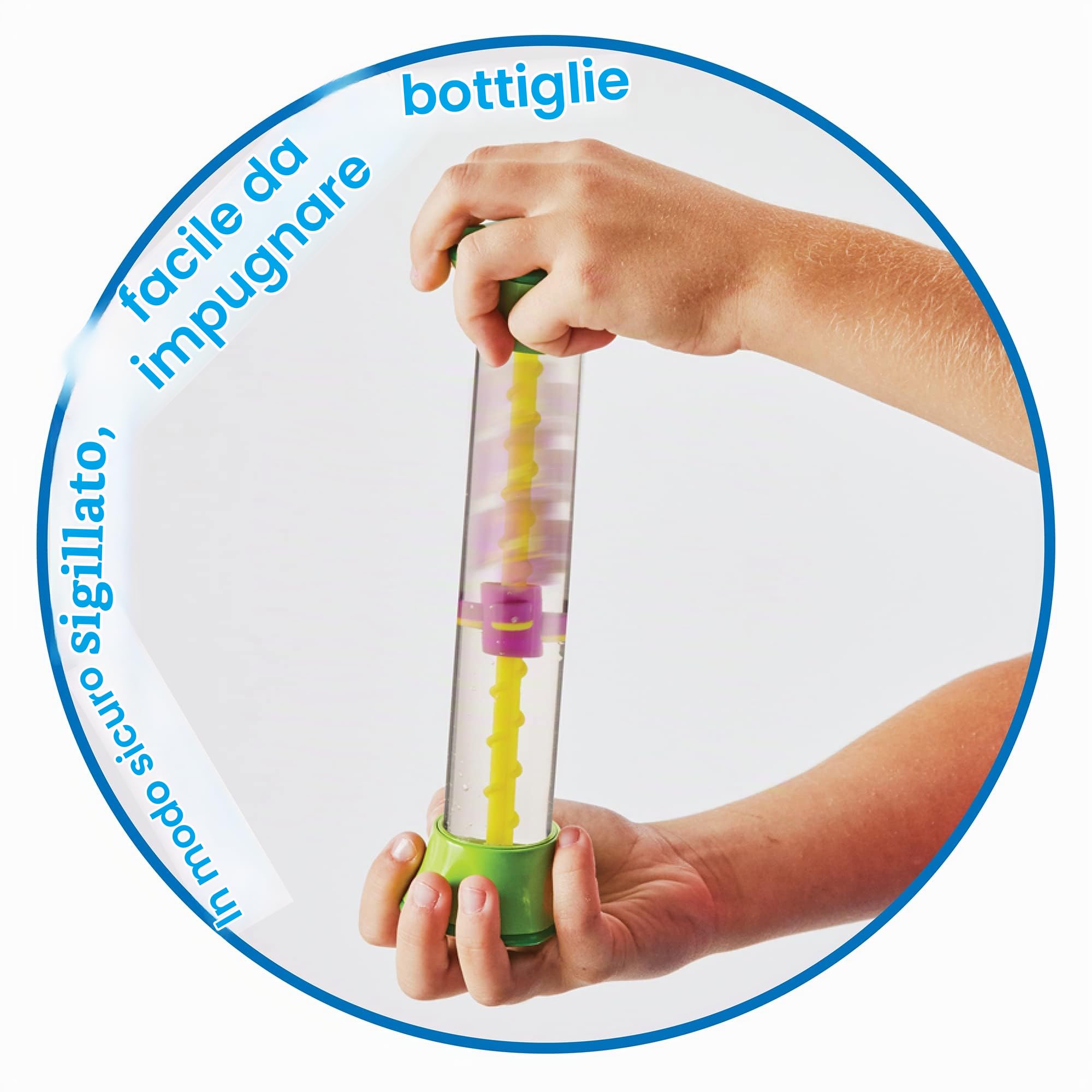 Learning Resources Capsule sensoriali a moto continuo, 4 pezzi, Plastica, 4 capsule con moti ipnotizzanti