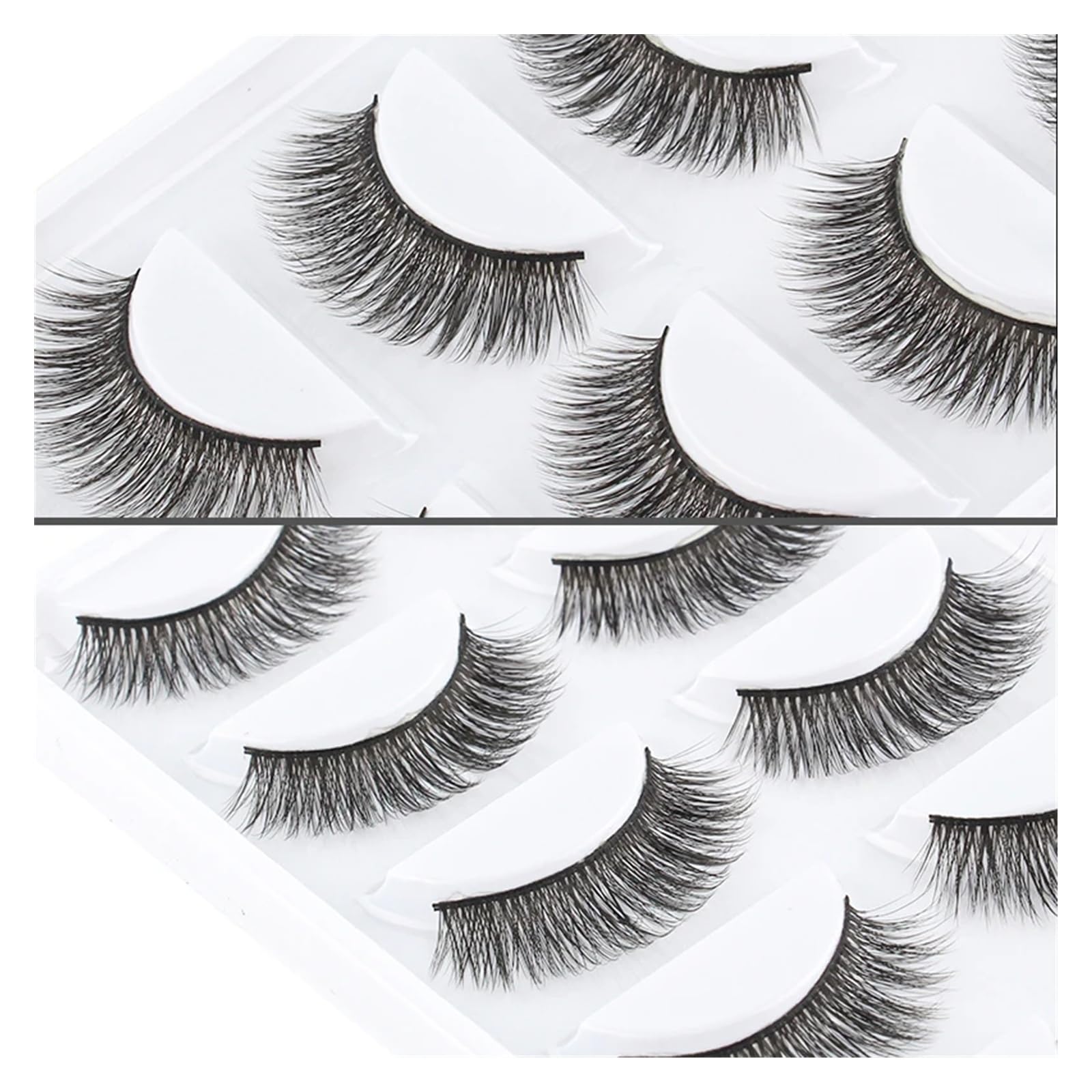UAMOU Luzem 2/50/100 pudełek Rzęsy Faux Cils 3D Mink Lashes Naturalna objętość Przedłużanie rzęs Sztuczne rzęsy luzem Cilios Cheerfully (Color : G501, Size : 30 Boxes)
