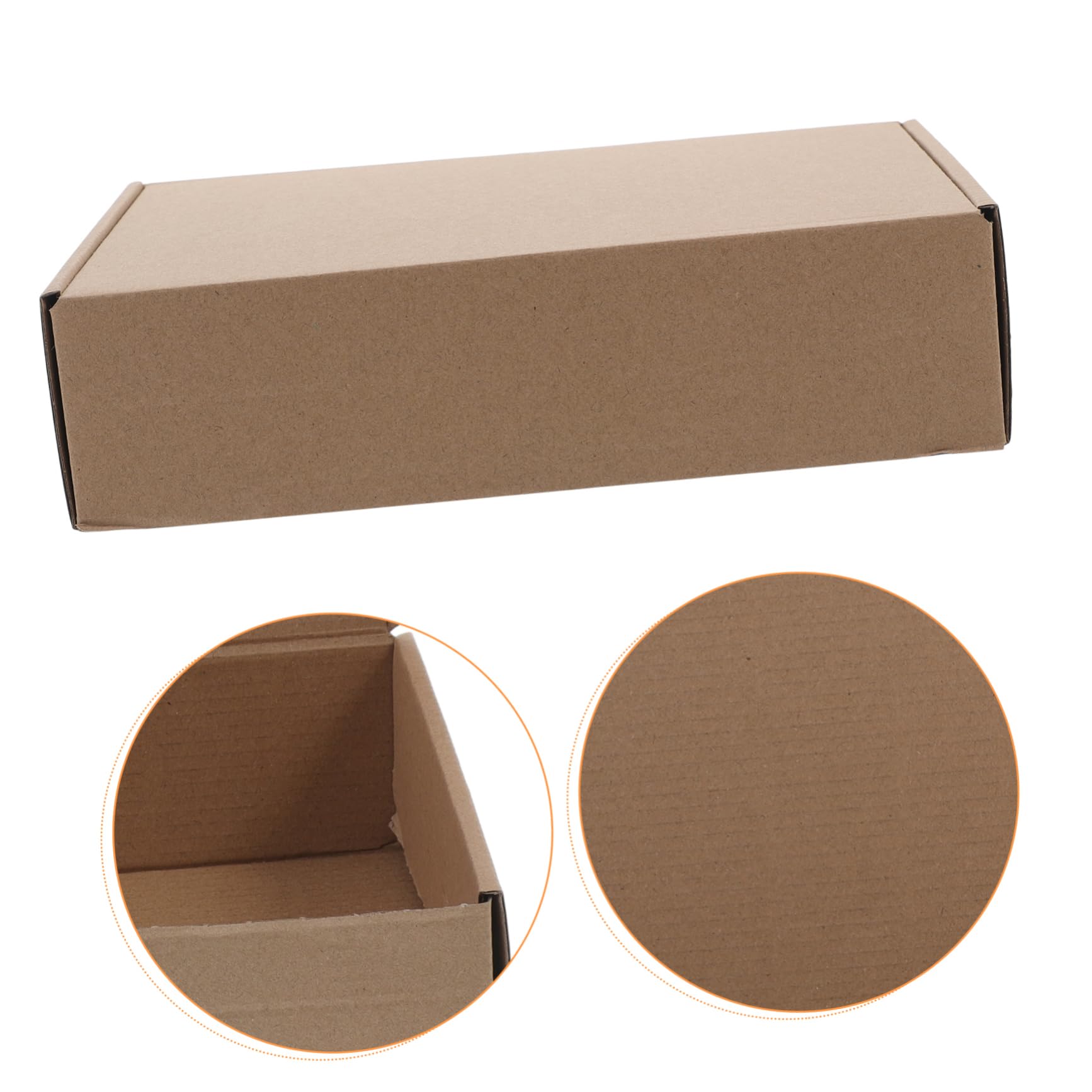 Scatole per Spedizioni 25 Pezzi Marroni in Carta, Box Postali | Anti-caduta e Anti-vibrazione, Bordi senza Bava, per Vestiti e Buste, Formato per Imballo Espresso