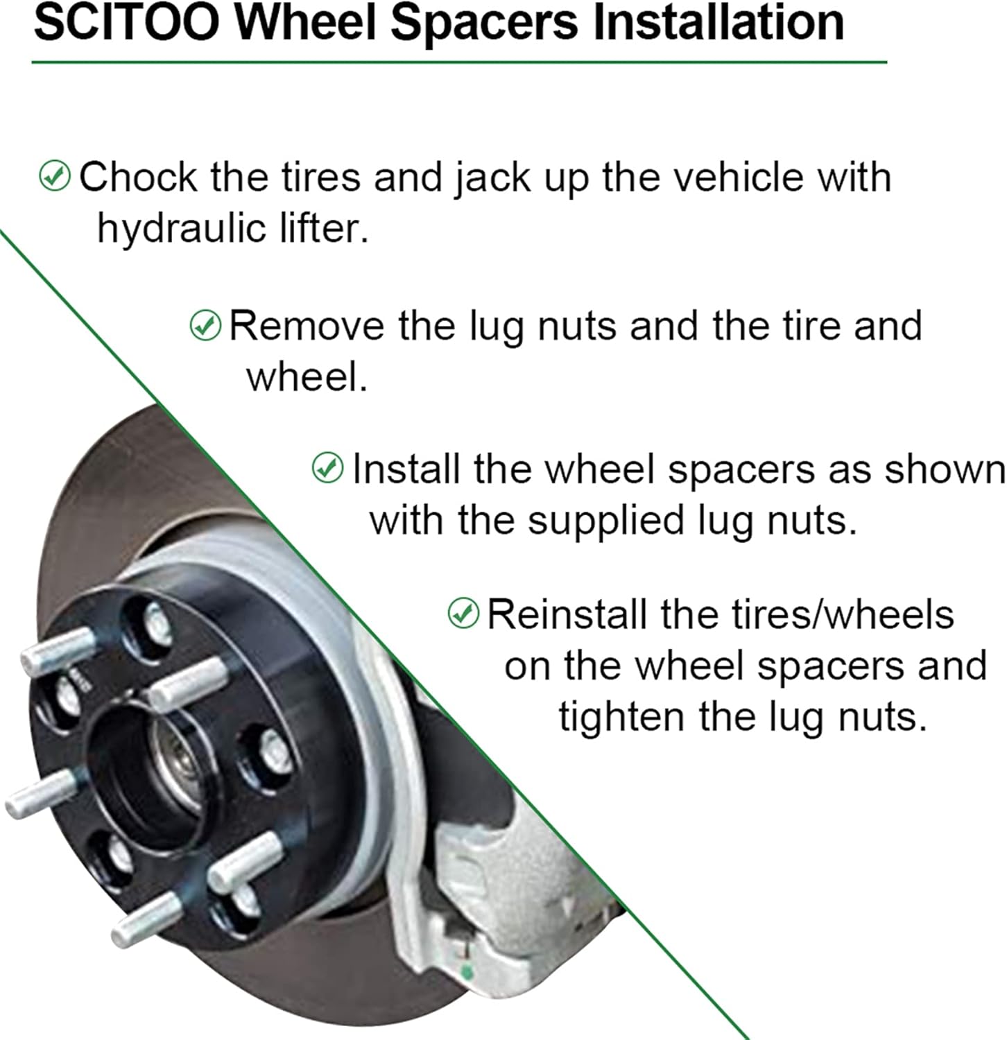 SCITOO 1 inch 4 Lug Wheel Spacers 4x137 to 4x115 with 10x1.25 Studs Center Bore 85mm Wheel Adapters fits for 2009-2015 for Can-Am Renegade 800R 1988-2002 for Bayou 220 Wheel Spacers 4Pcs