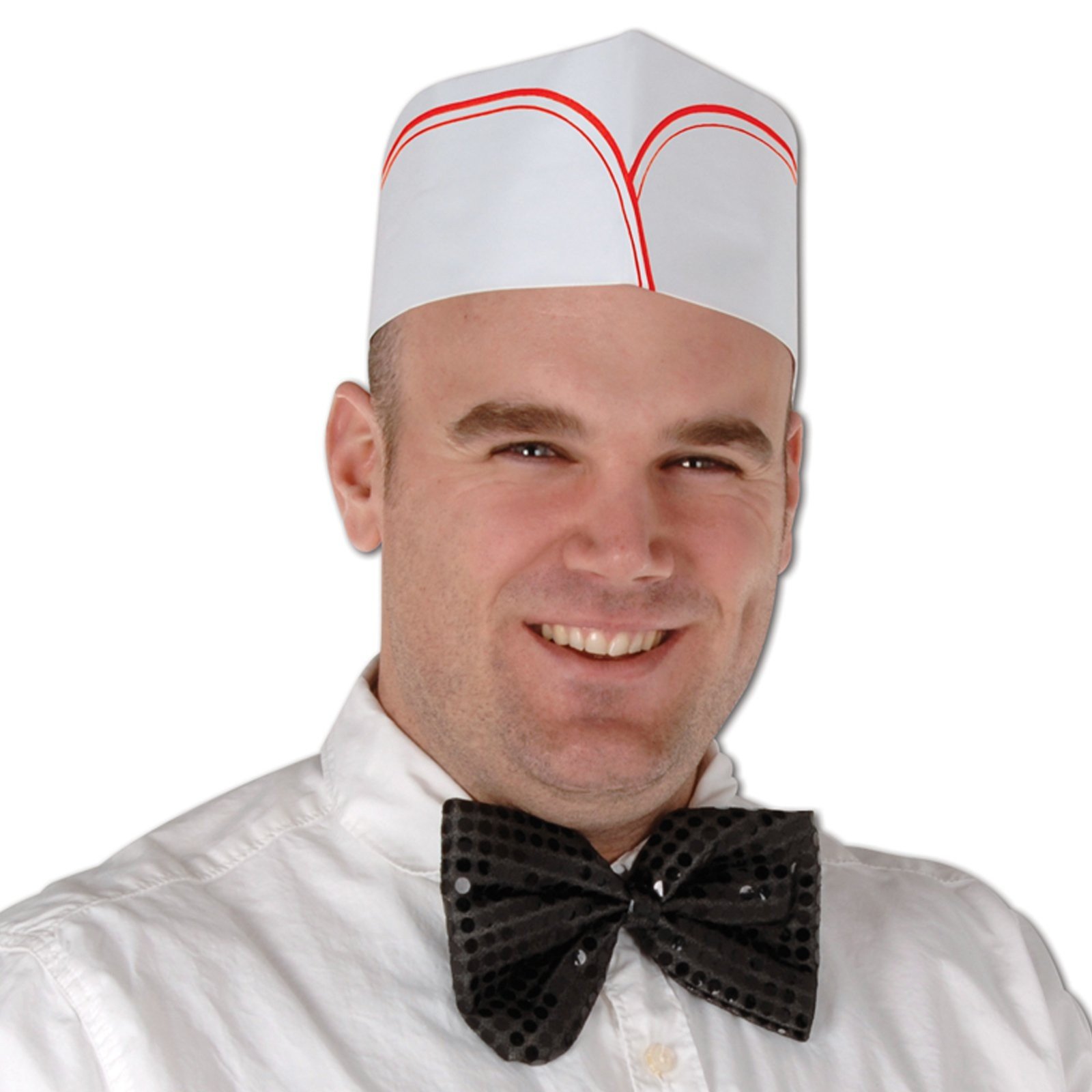 Beistle 208745 1950er Soda Jerk H-te - Wei-
