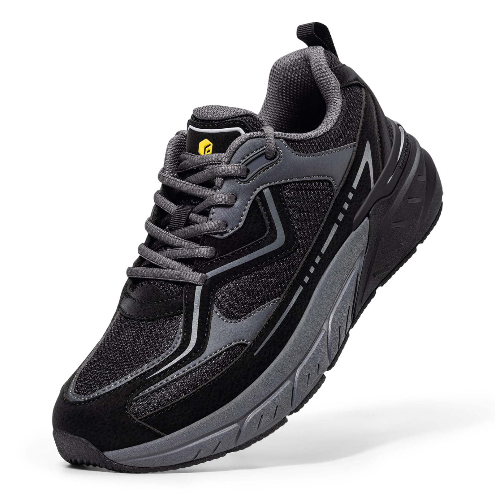 FitVille Extra Weite Walkingschuhe Herren Atmungsaktive Sportschuhe 2E/4E