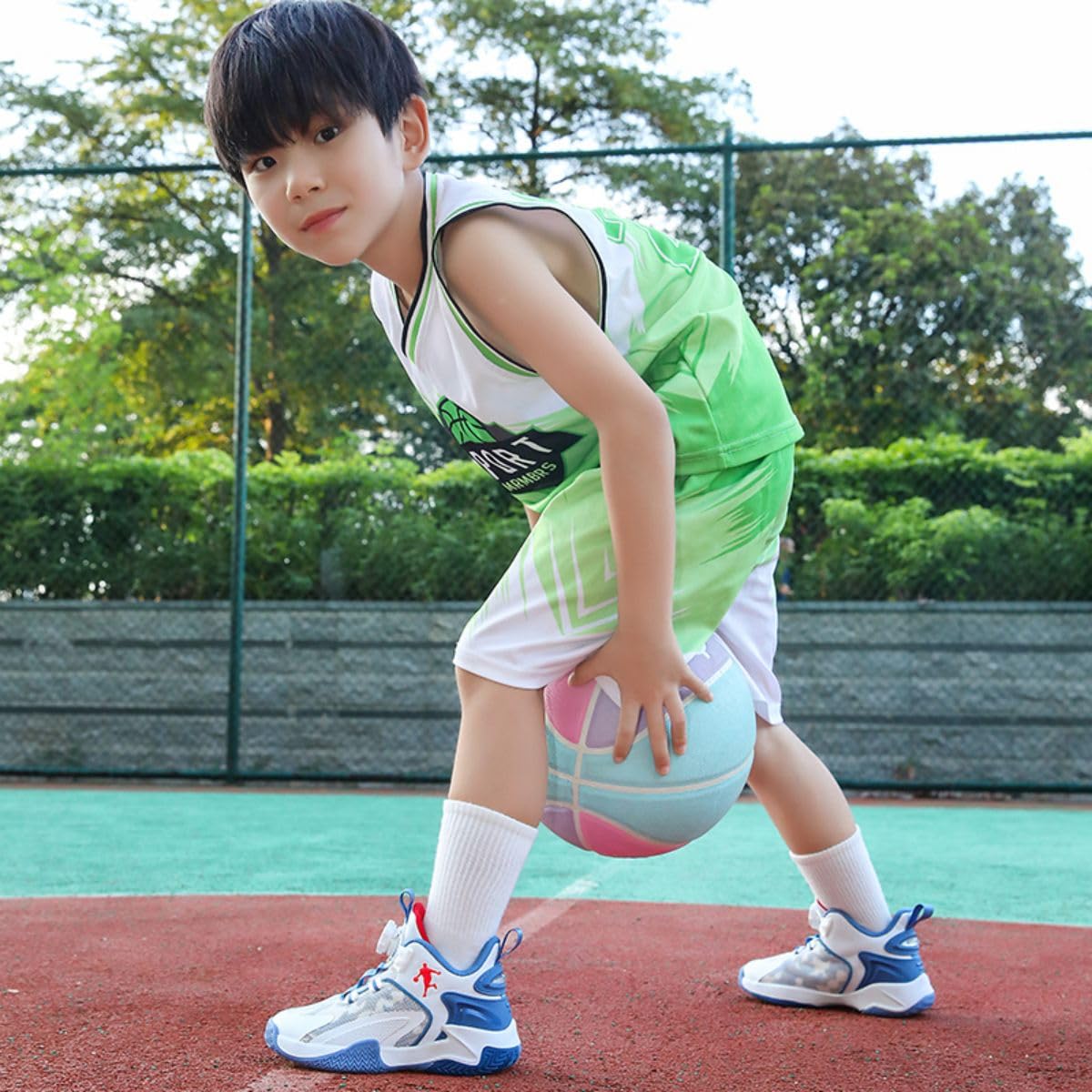 Calzado de Baloncesto para niños Calzado Deportivo para niños Calzado de Baloncesto para niñas Zapatillas de Baloncesto Tenis cómodos Zapatillas para Correr