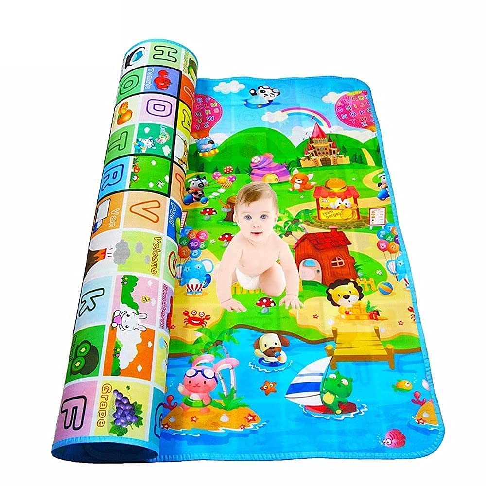 Gion Waterproof Baby Room Decor Floor Rugs & Carpet Anti Skid, Double Sided Baby Crawling Mat, 4 x 6 Feet