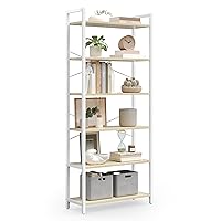 VASAGLE Scaffale a 6 Ripiani, Libreria per Ufficio