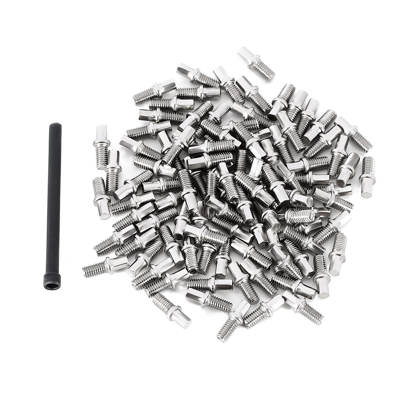 INJORA 100Pcs M3*6MM Scale Stainless Hub Screw Kit for 1/10 RC Crawler Upgrade