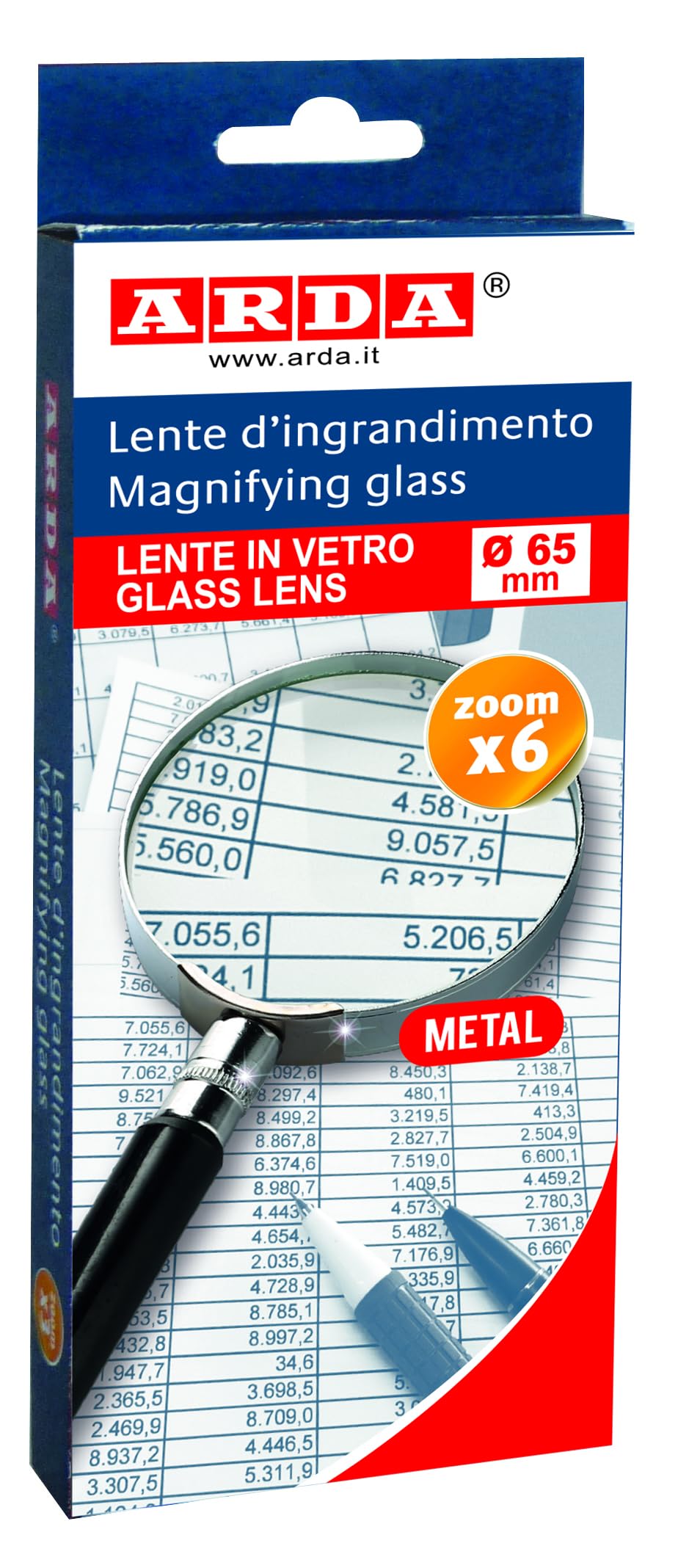 Magnifying Glass Lens Diameter 65 mm - ARDA