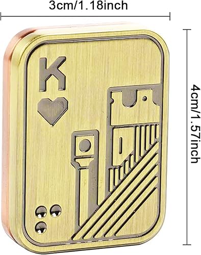 Miniatura 3 de Juguete magnético para la ansiedad juguetes para adultos tarjeta de metal de póquer para presionar juguete para aliviar el estrés juguetes