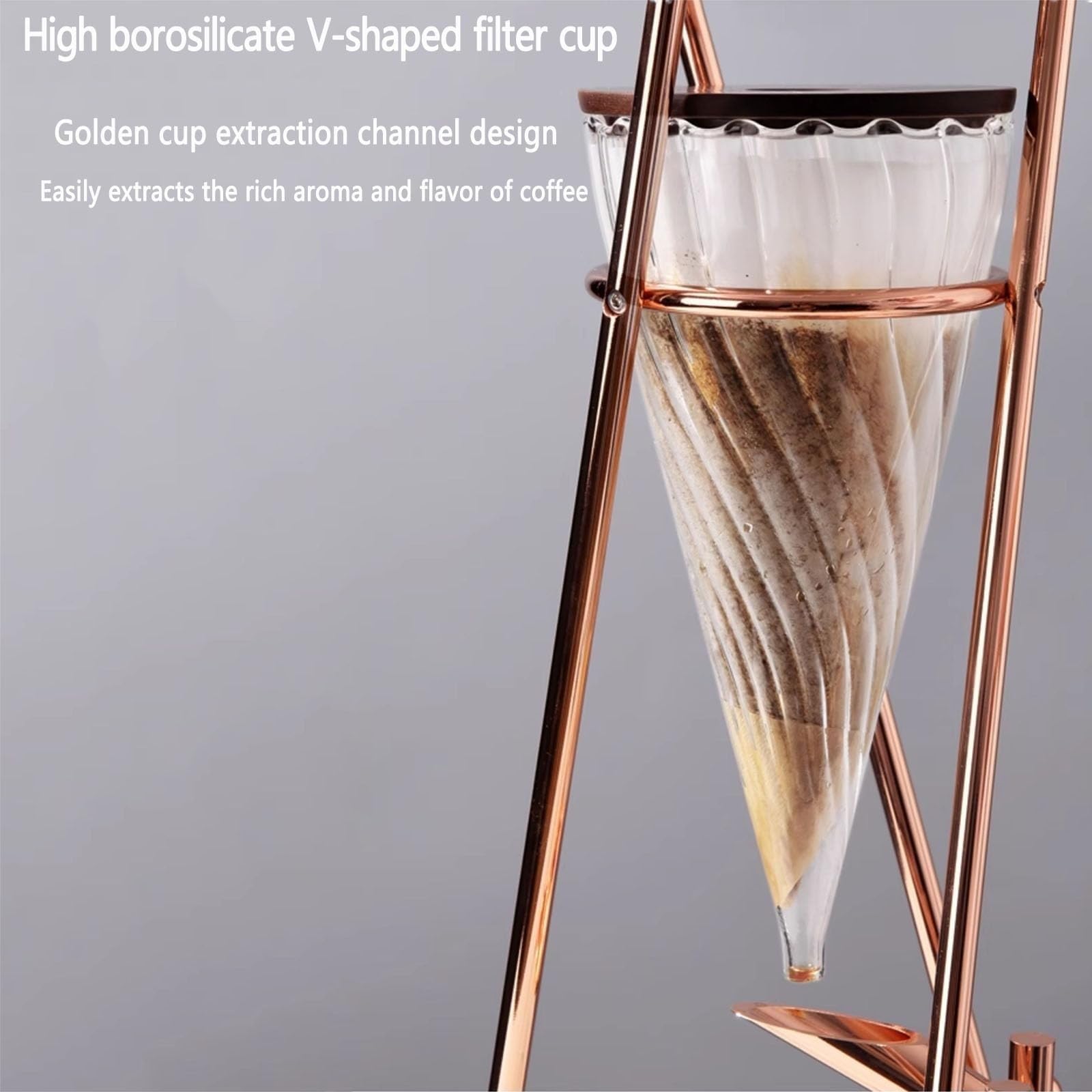 Cold Brew Drip Tower, Eiskaffeemaschine 800Ml Kaffeekanne Aus Glas