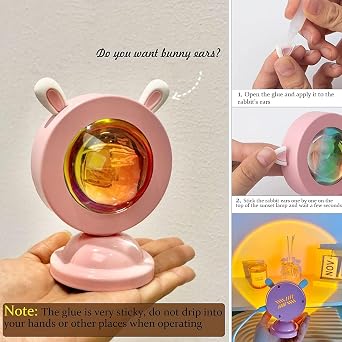 Joyzzz Gün Batımı Lambası, LED Işık Gece Işıkları Projektör, 16 Renk Gün Batımı Lambası Güneş Işığı Projeksiyon Lambası, Yatak Odası Dekoru için Gün Batımı Işığı, Parti, Tiktok Live, Oda Dekoru