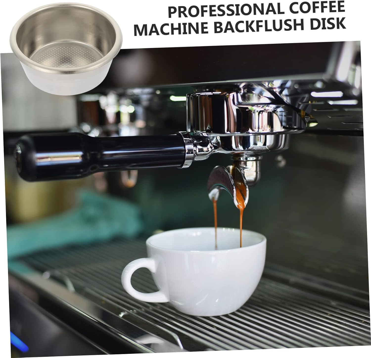 Uonlytech 3pcs Professional Espresso Filter Basket Coffee Machine Strainer Stainless Steel Reusable Design for Espresso