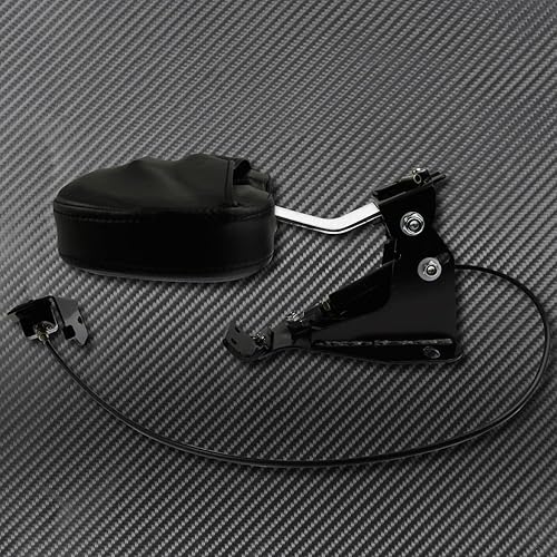 Miniatura 4 de Respaldo ajustable para motocicleta con kit de montaje para Harley Touring Street Glide Road Glide Road King Ultra Limited Electra Glide CVO