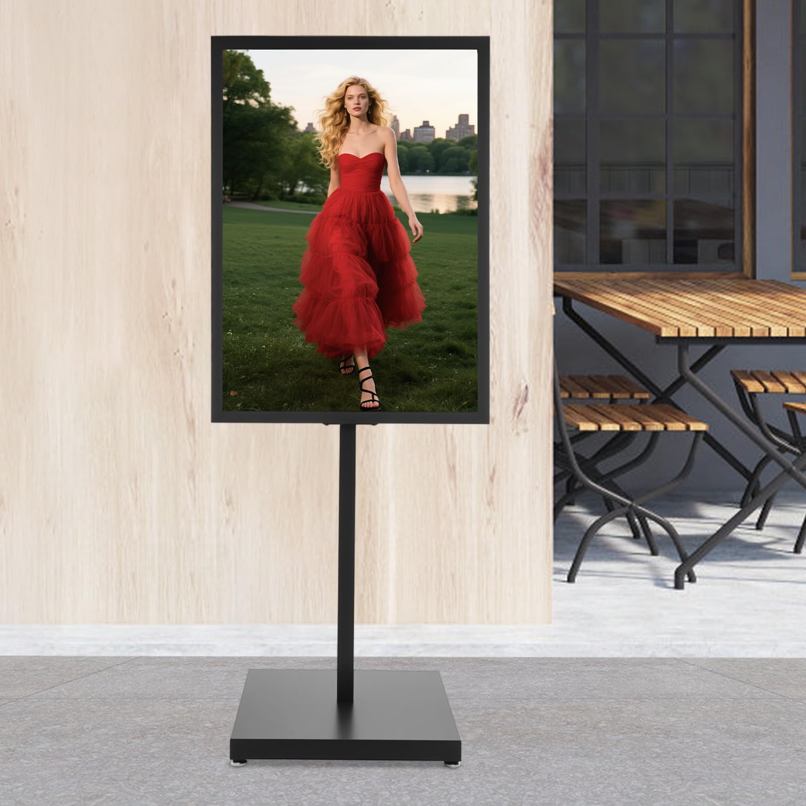Letrero de 160 cm estable para carteles publicitarios