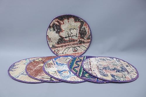 Mesa, Kilim Supla, almohadilla para taza de café, azul Supla, posavasos para alfombra, placa base rústica, almohadilla al por mayor, almohadilla
