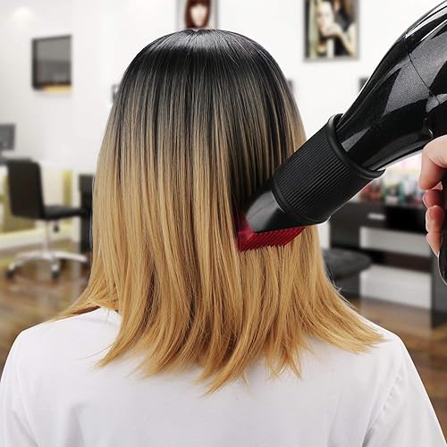 Miniatura 2 de Segbeauty Accesorio de peine para secador de pelo, accesorio de cepillo para secadora de pelo rosa desenredante para boquilla de 1.57 a 1.97