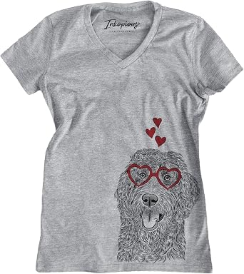 Inkopious Valentine MurrDog the Labradoodle Dog Triblend T-Shirt
