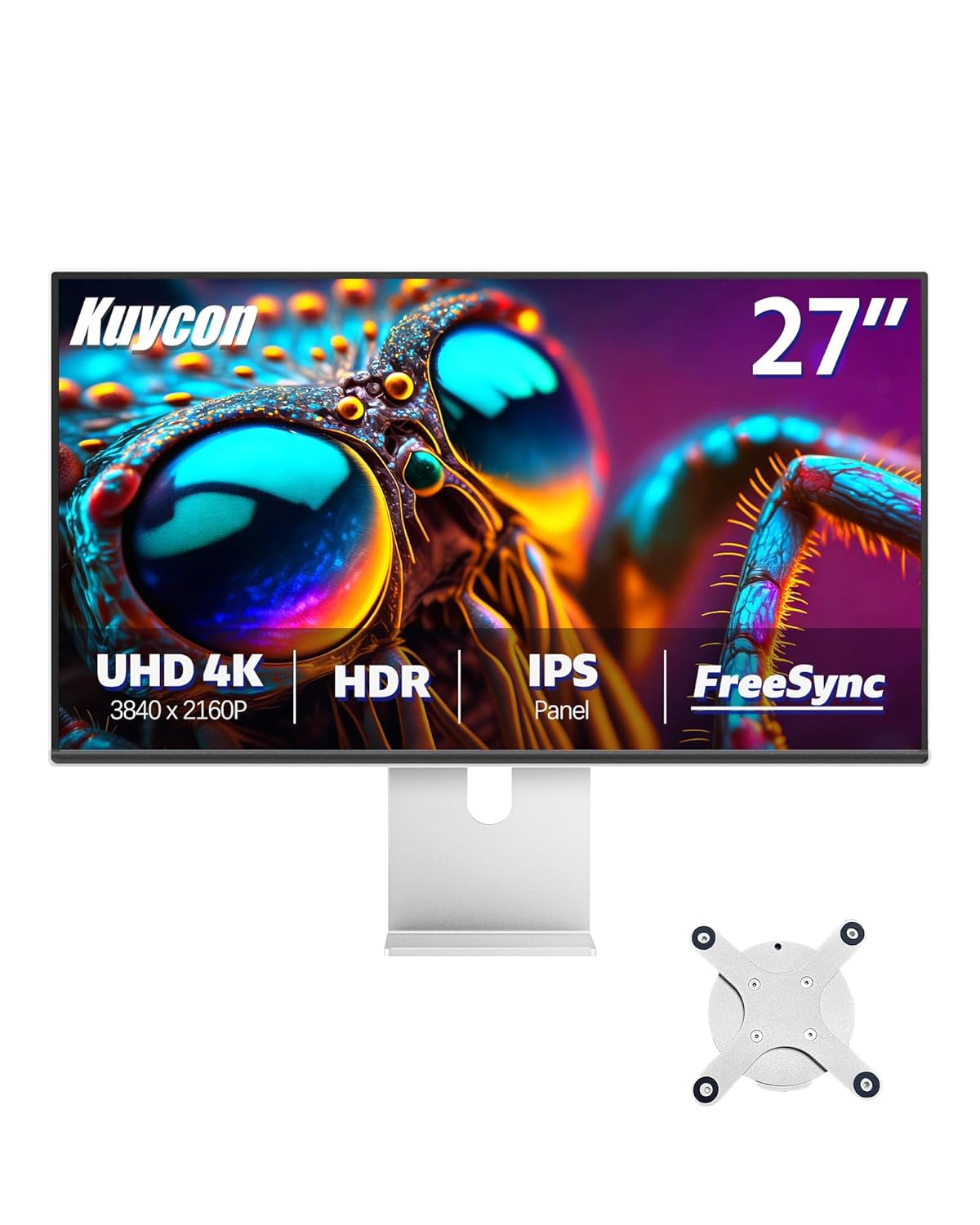 P27L 27 inch FHD 3840 x 2160 4K Monitor IPS Black Panel 1 07 Billion Colors 99 sRGB