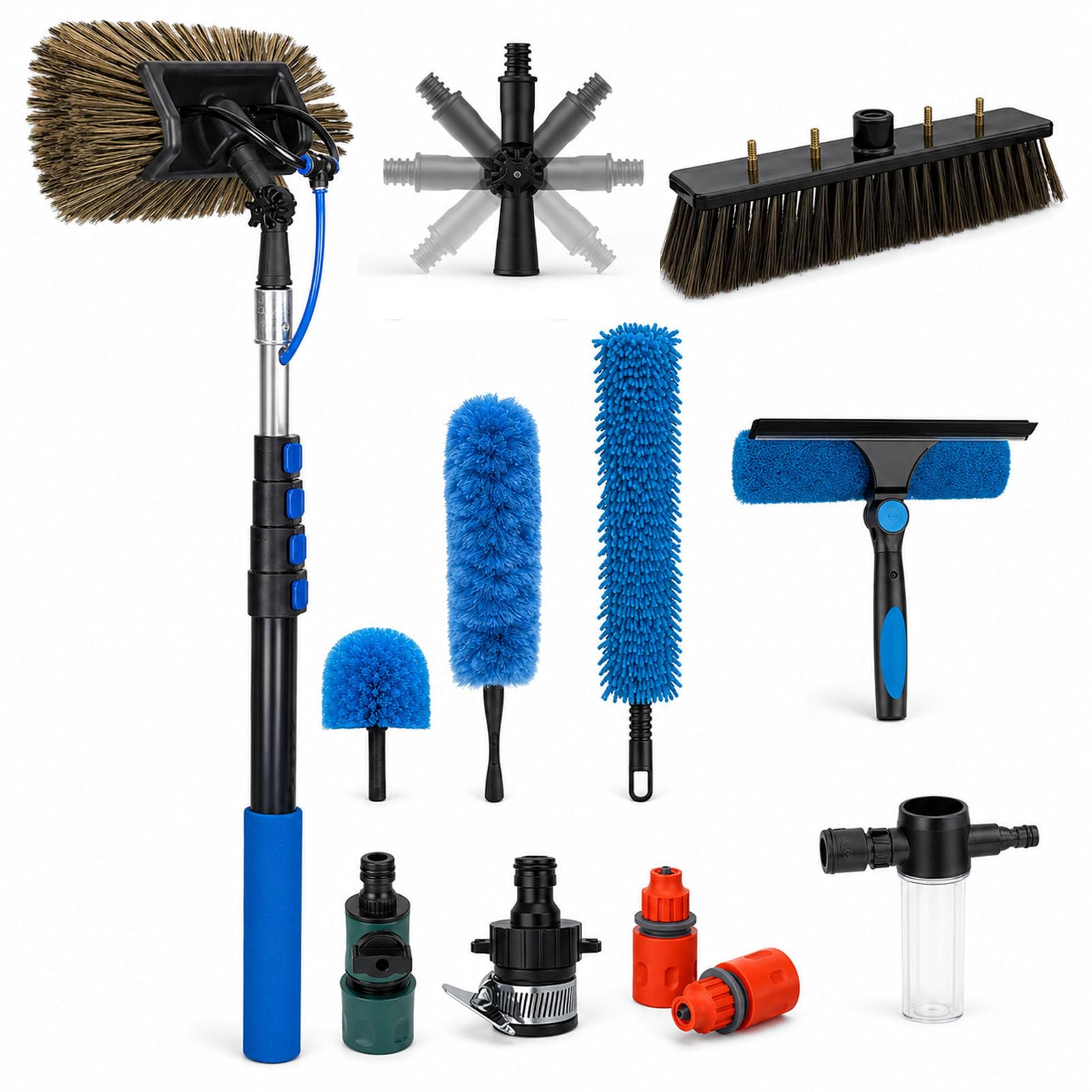 PioMue 100% Carbon Fiber Cleaning System 7.2m/24FT