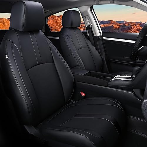 DISUTOGO Fundas de asiento de ajuste personalizado para Toyota Corolla 2020 2021 2022 2023, juego completo de fundas de asiento de automóvil de piel