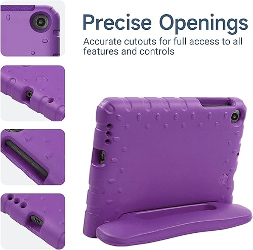 Miniatura 5 de Merocab Funda infantil para Walmart Onn 7 Gen 3 2022 versión de tableta 100071481, apta para niños, ligera, a prueba de golpes, duradera, con