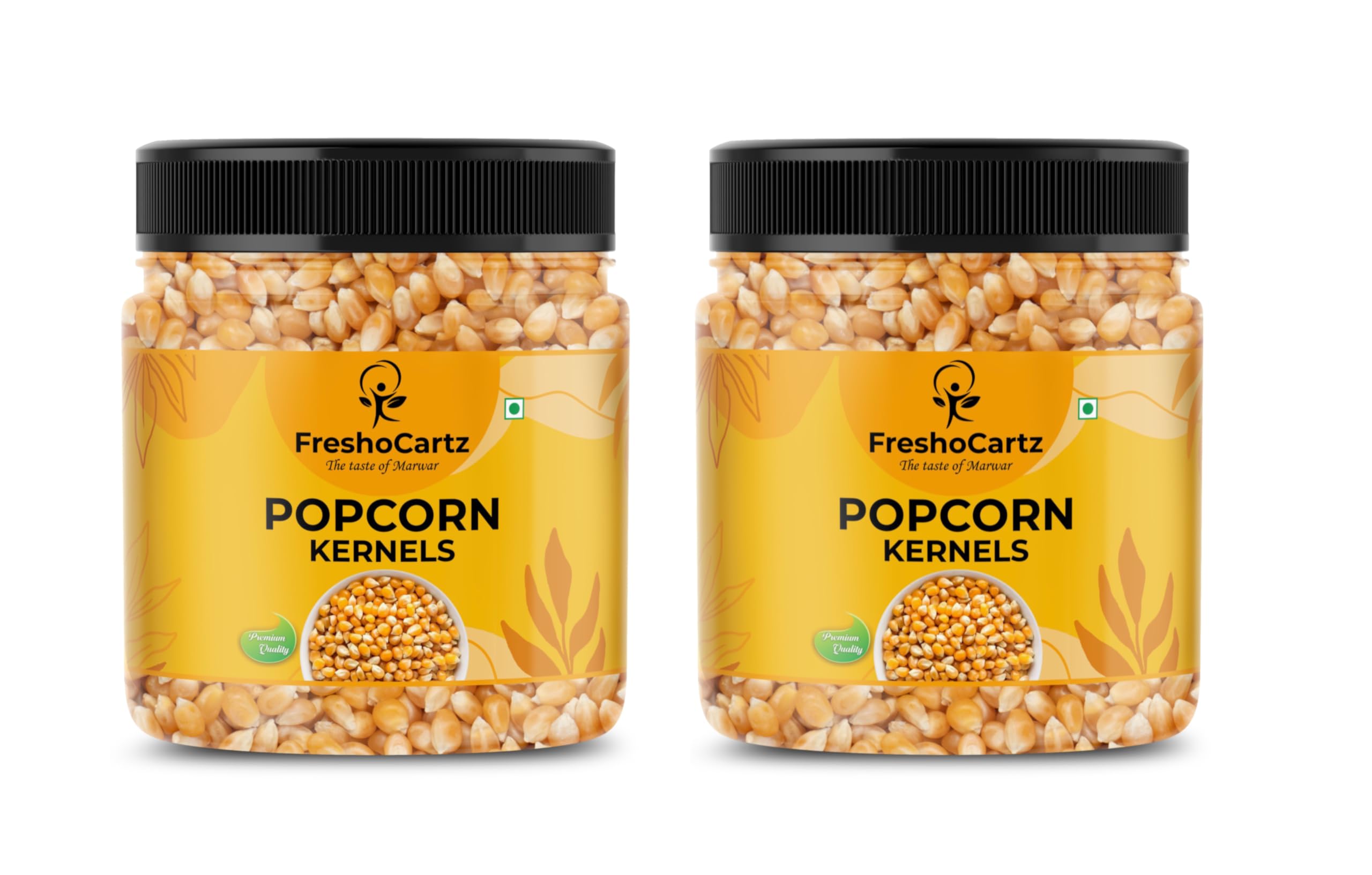 FreshoCartz Popcorn Kernels | Imported Raw Maize | Ready to Cook | High Expansion | Homemade Healthy Snacks - Jar Pack (400g (Pack of 2), Unflavoured)-image-9