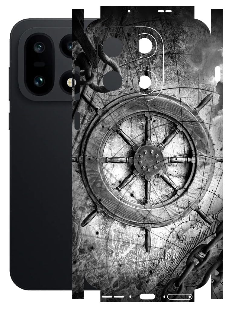 AtOdds - Full Body Back Screen Guard Protector Film - Lamination Wrap Skin Sticker Compatible with ONEPLUS 15 | Scratchproof Matte Finish (Voyage)-image-2