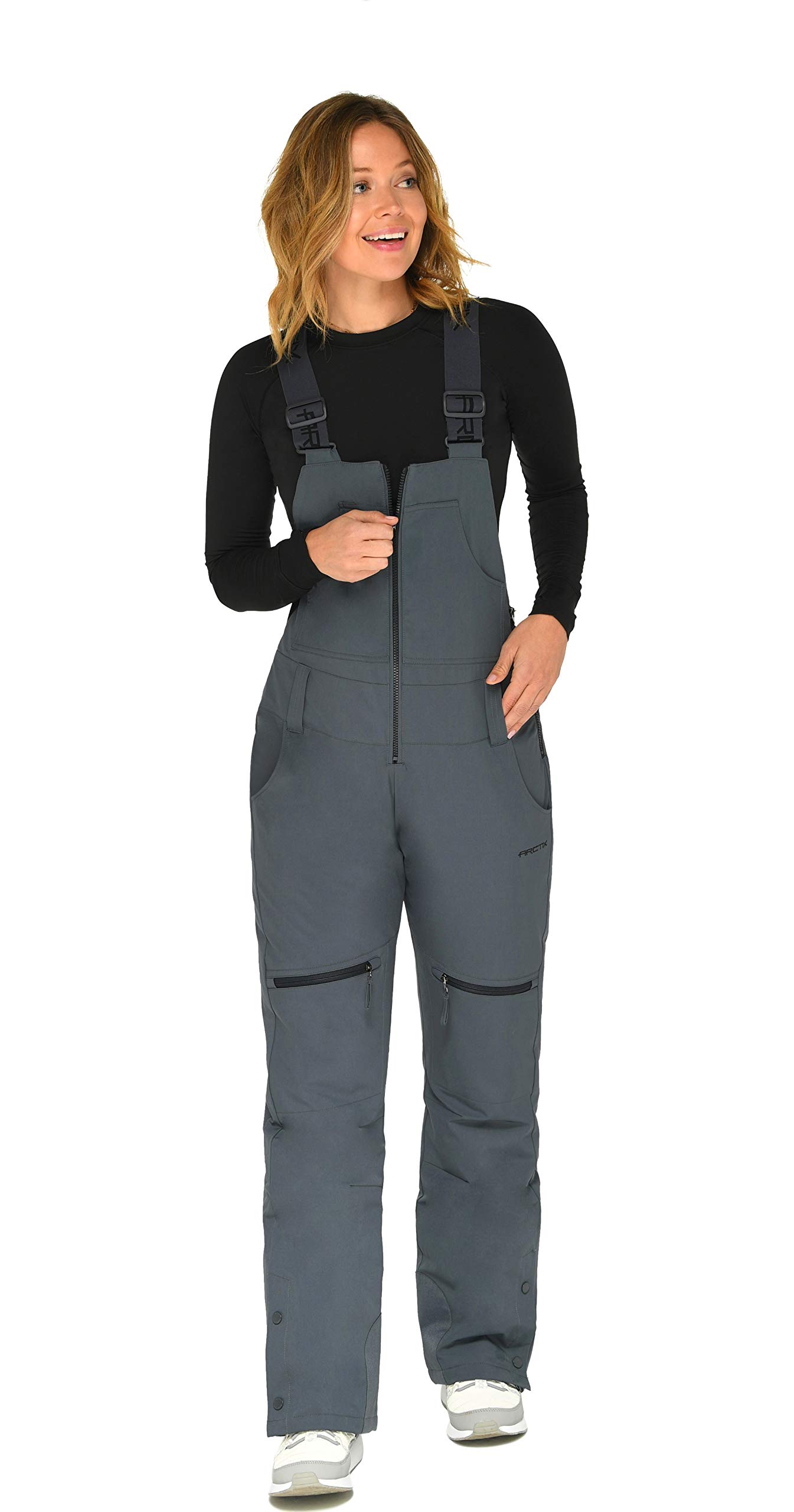 Arctix kombinezony na szelkach Traverse, damskie, ekologiczne, Stal, X-Large/33" Inseam