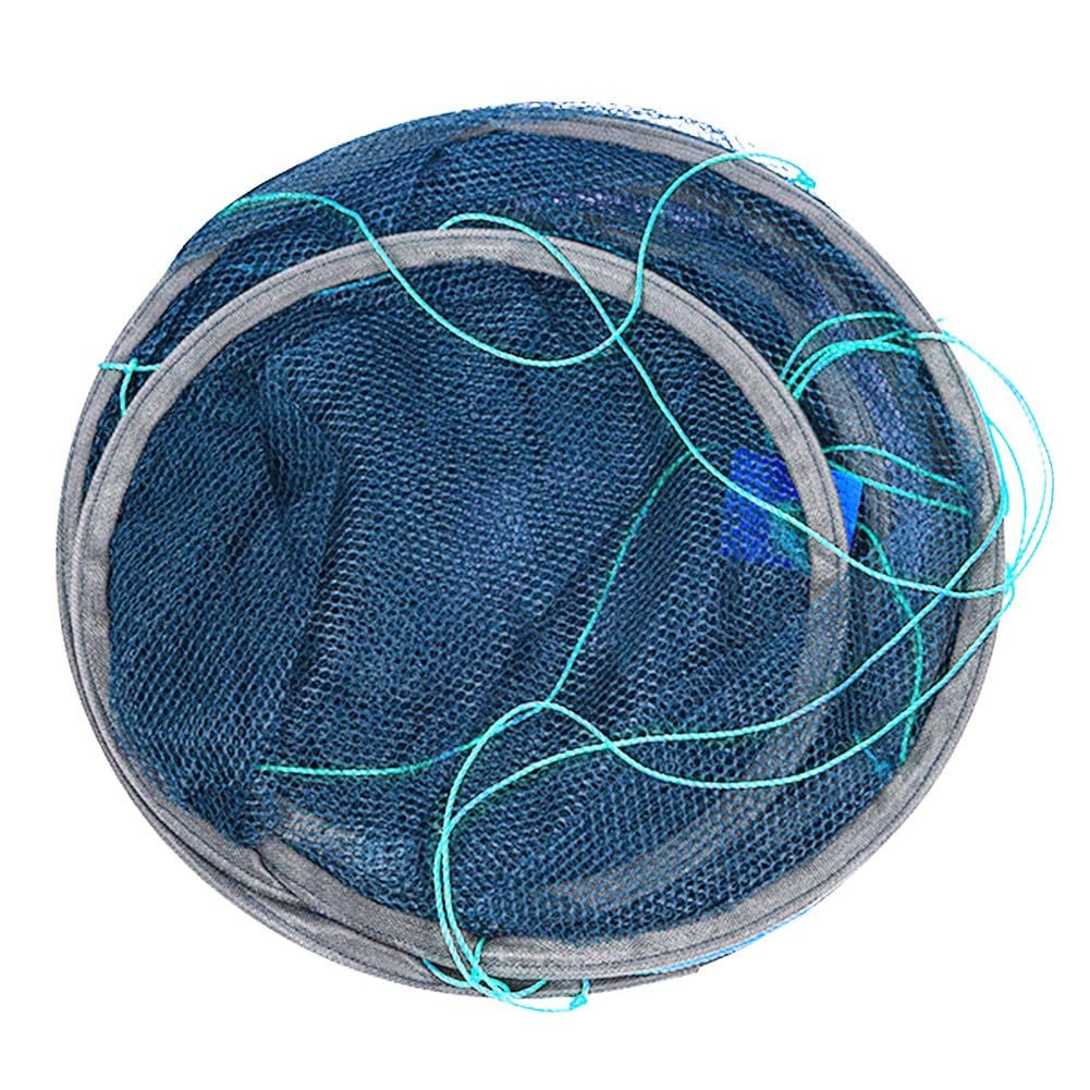 Retino Da Pesca Pieghevole, Retino Da Pesca Per Gamberi, Esca Per Gamberi Esca Per Gamberi Granchio Molo Porto Stagno Maglia Da 150 Cm~p124395158
