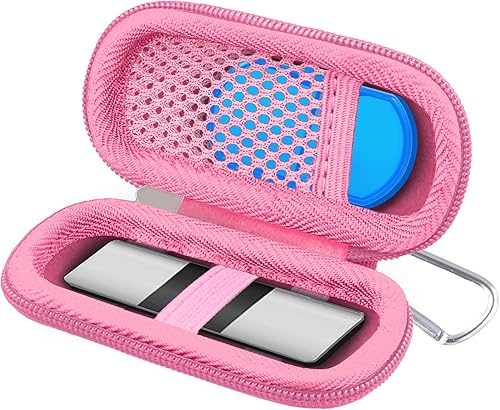 Vista 64 de Khanka Funda rígida de repuesto para AliveCor Kardia Mobile ECG/KardiaMobile 6L EKG (oro rosa)