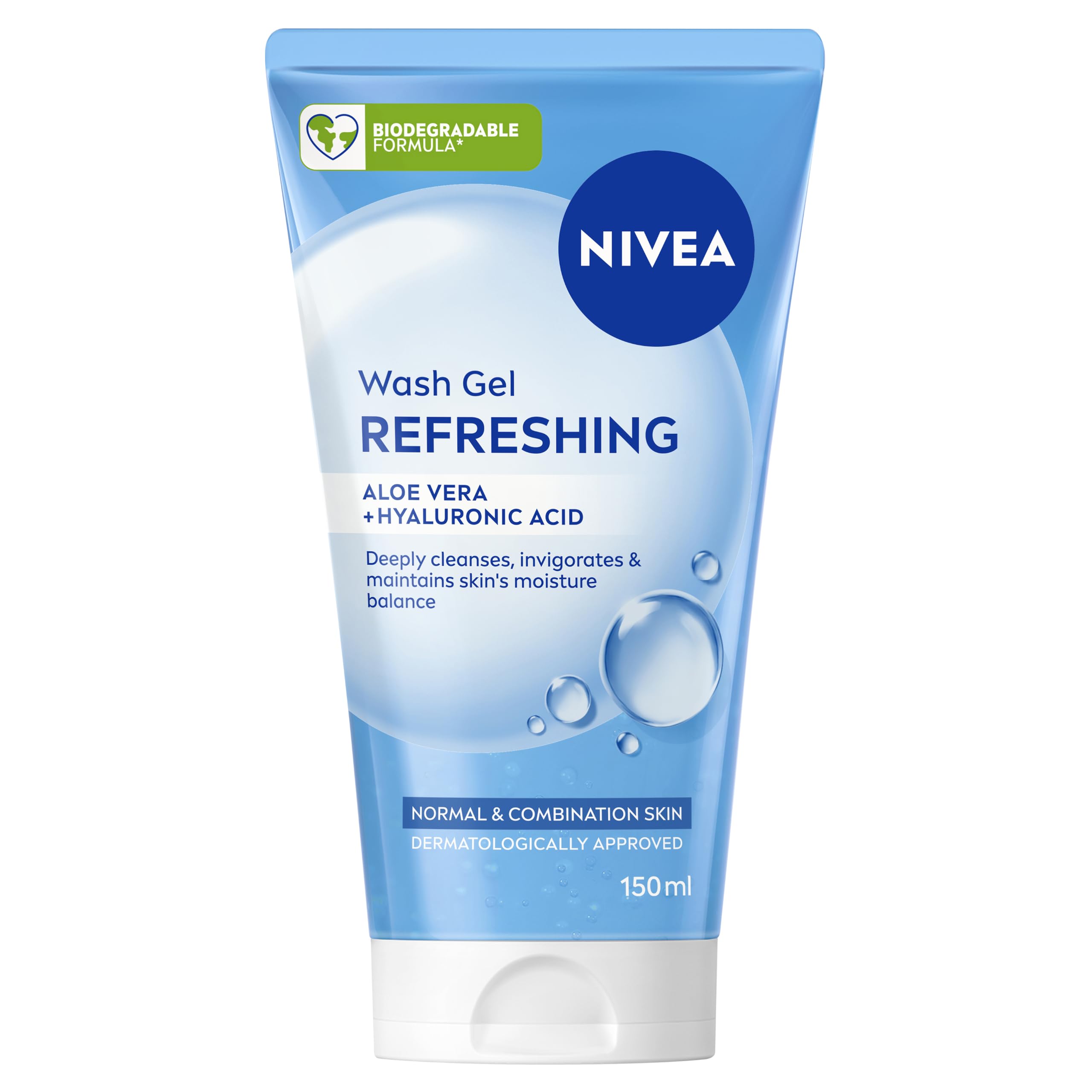 NIVEA Refreshing Face Wash Gel Cleanser 150ml