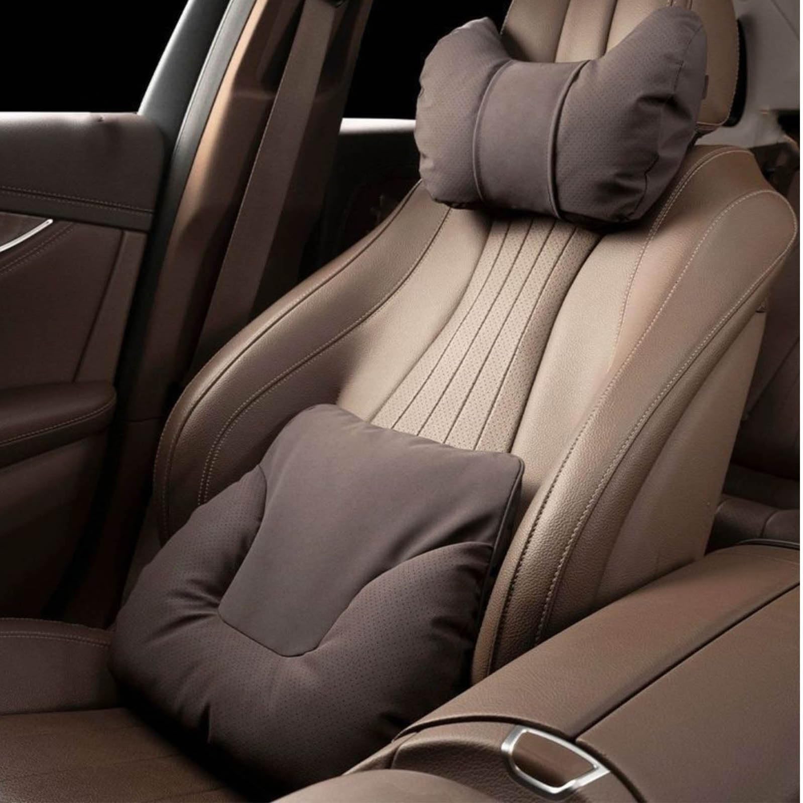 Soutien lombaire pour voiture Freelander 2004-2009 et coussin de nuque réglable