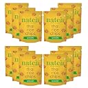 natch Thai Sticky Rice Chips, Healthy Snacks for Adults & Kids 100% Natural,Vegan & Gluten Free,Low Calorie Crackers Crisps,25G each (pack of 12),Wasabi gallery image