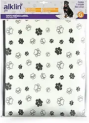 Tapete Higiênico Pet Reutilizável para Cães, Alklin Pet, Branco com Borda Preta, Tamanho G