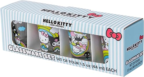 Miniatura 7 de Silver Buffalo Sanrio Hello Kitty and Friends Rainbow With Badtz-Maru, My Melody, Cinnamoroll, Kuromi, Little Twin Stars, Pochacco, Keroppi, Tuxedo