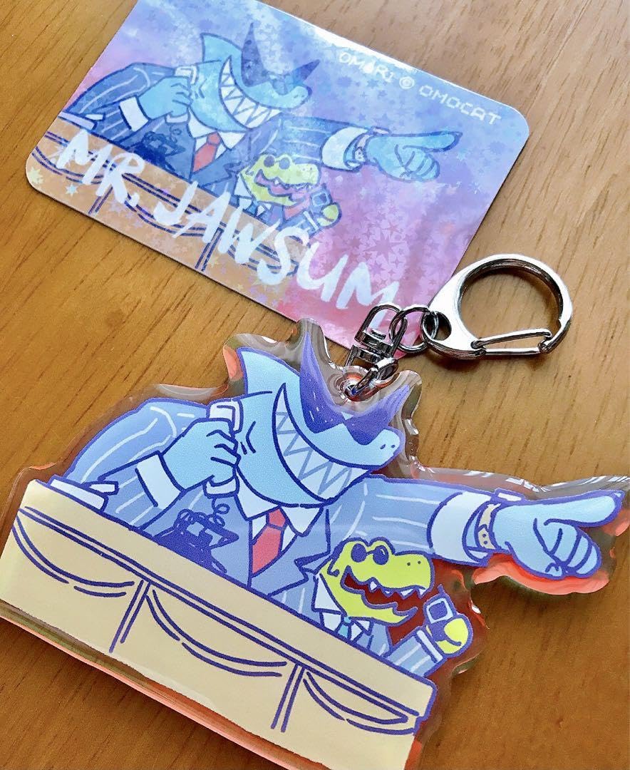 Amazon.co.jp: OMORI アクリルキーホルダー MR.JAWSUM