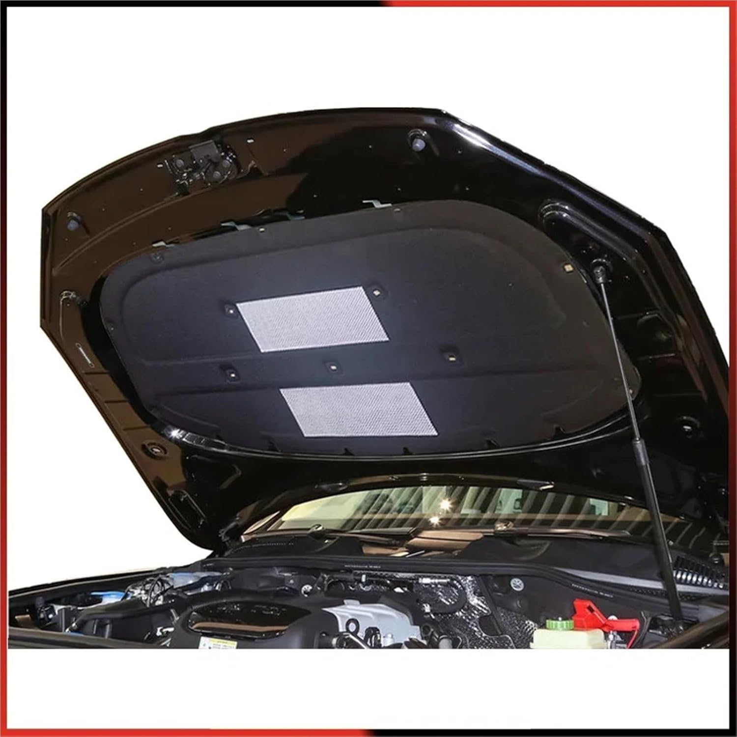 2011-2017 Heat Sound Insulation Cotton Pad Compatible For VW Touareg MK2 2012 2013 2014 2015 2016 Accessories Soundproof Cover(Style 3)