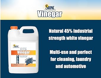 30% Concentrated Vinegar Gallon - Makes 6 Gallons of Finished Solution - For Home and Outdoor Use - Concentrated All Purpose Vinegar