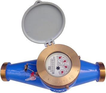 Multi-Jet Cold Water Meter 1 1/4" BSP 32mm with K=1 Pulse