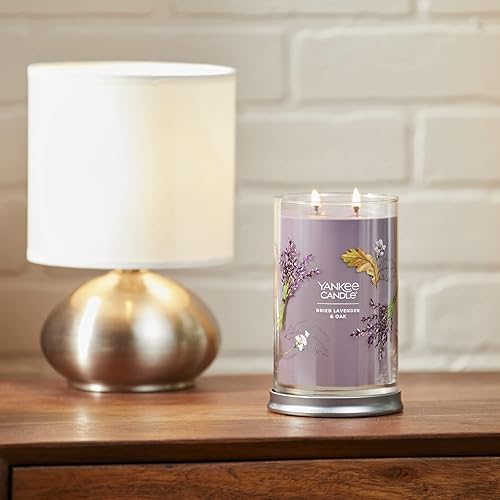 Miniatura 4 de Yankee Candle - Vela con aroma a Lavanda Seca y Roble Vela en vaso grande de Signature