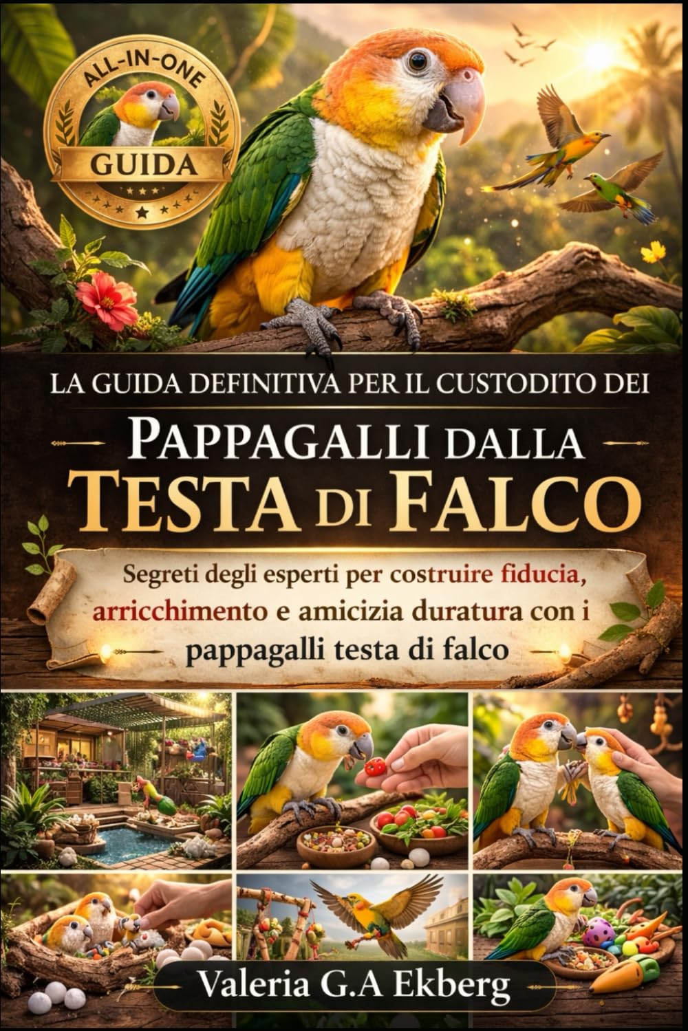 LA GUIDA DEFINITIVA PER IL CUSTODITO DEI PAPPAGALLI DALLA TESTA DI FALCO: Segreti degli esperti per costruire fiducia, arricchimento e amicizia duratura con i pappagalli testa di falco