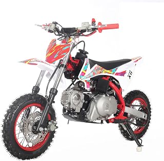 X-PRO X11 110cc Gas Dirt Bike Pit Bikes Youth Dirt Pitbike with Automatic Transmission, 10"/10" Tires! (Red)