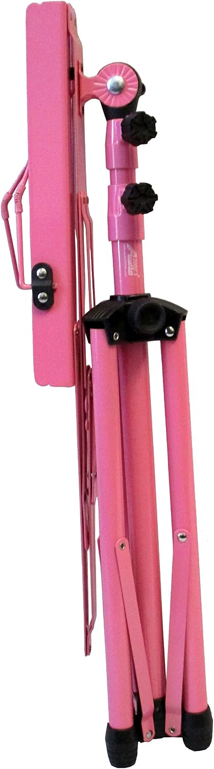 Audio2000'S AST4442PK Portable Sheet Music Stand, Pink