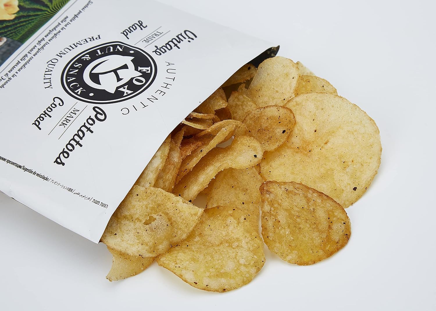 Italian Gourmet FOX Italian Gourmet Vintage Potatoes patatine pepe nero | Chips croccanti artigianali, würzig mit Pfeffer-Aroma, perfette per, Gesamtnettogewicht 2,4 kg + Kostenlos Polpa 400g