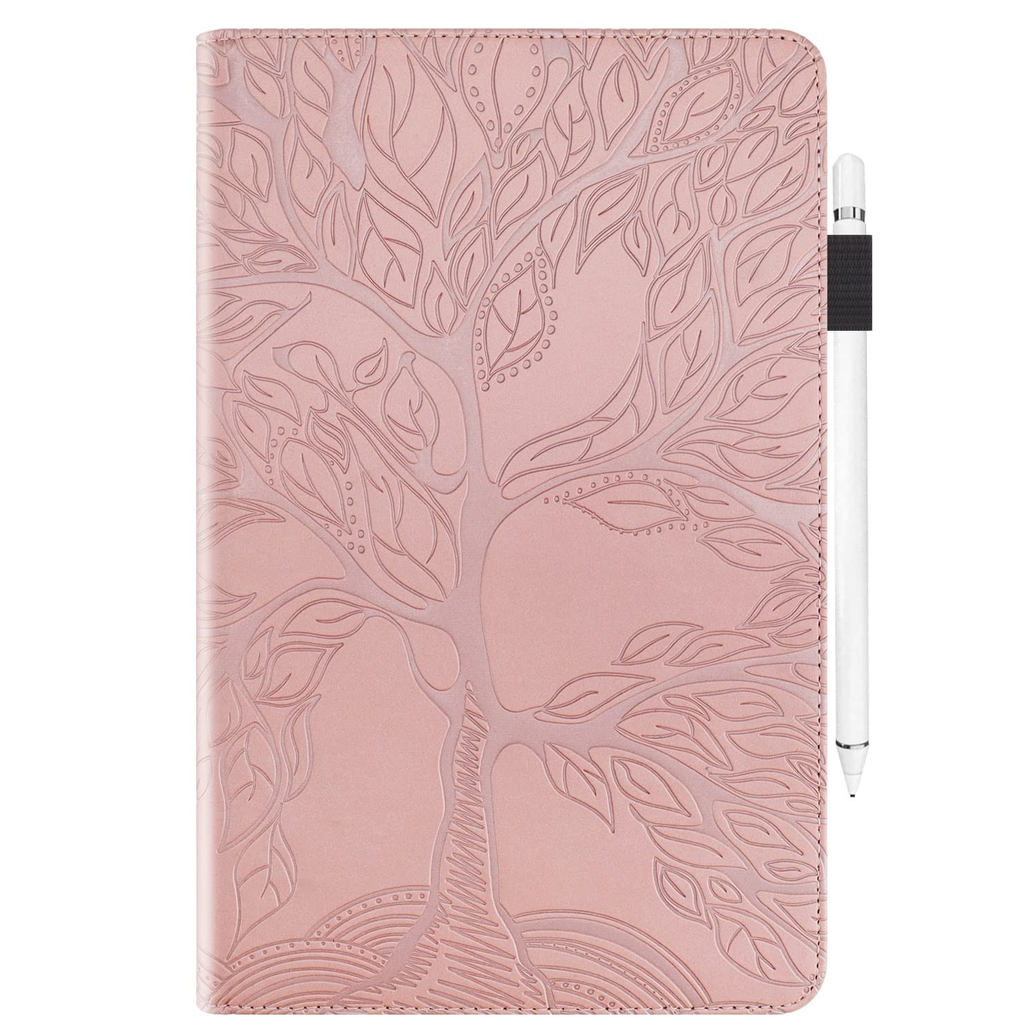 Ochrona tabletu Dla Fire. HD 8 & Ogień HD 8. Plus Tablet10th Generation, 2020 wydanie) Pu Skórzana skrzynka Flip Wallet Ochronna Pokrywa Drzewo Life Tablet Case Case Slot Tablet PC. Okładka dodatek do