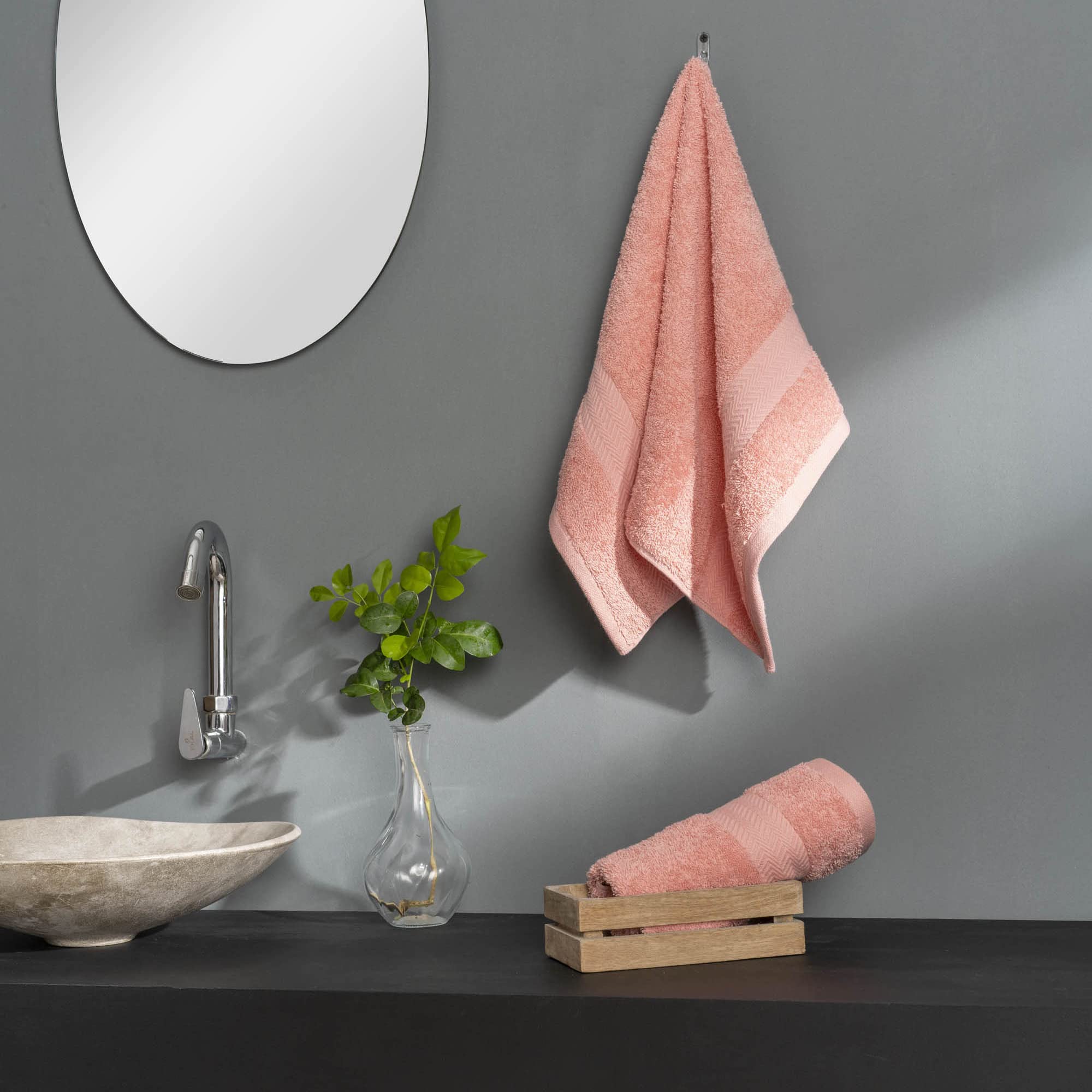 DDECOR White Cotton Hand Towels - Pack of 2 -11