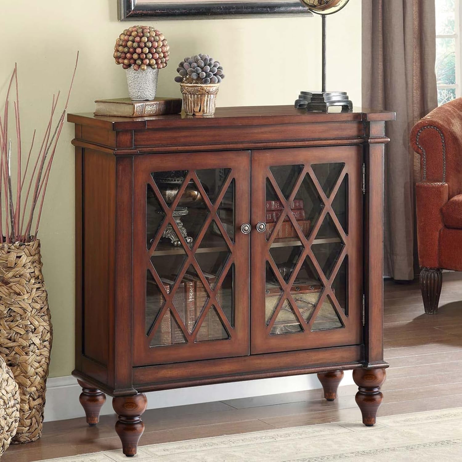 Wood Furniture Legs 8 inch - Sofa Legs Set of 4 Replacement Couch Legs - Round Furniture Feet Replacement for Legs for Furniture - Sofa Legs, Chair, Dresser, Ottoman, Coffee Table, Cabinet, Etc. Brown