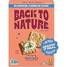 Back to Nature Gluten Free Crackers, Non-GMO Multi-Seed Rice Thins, 4 Ounce